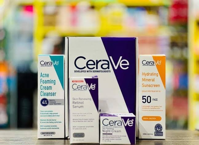 eraVe 4 in 1 Complete Skincare Kit – Night Cream, Sunblock, Cleanser & Hydrating Serum for Radiant, Healthy, Smooth & Moisturized Ski