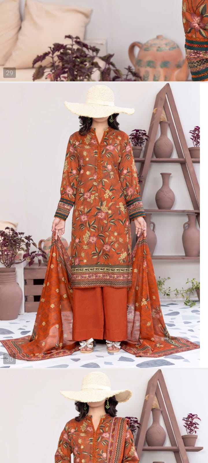 Elegant Printed 3 Piece Suit ✨