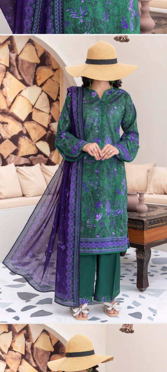 Elegant Printed 3 Piece Suit ✨