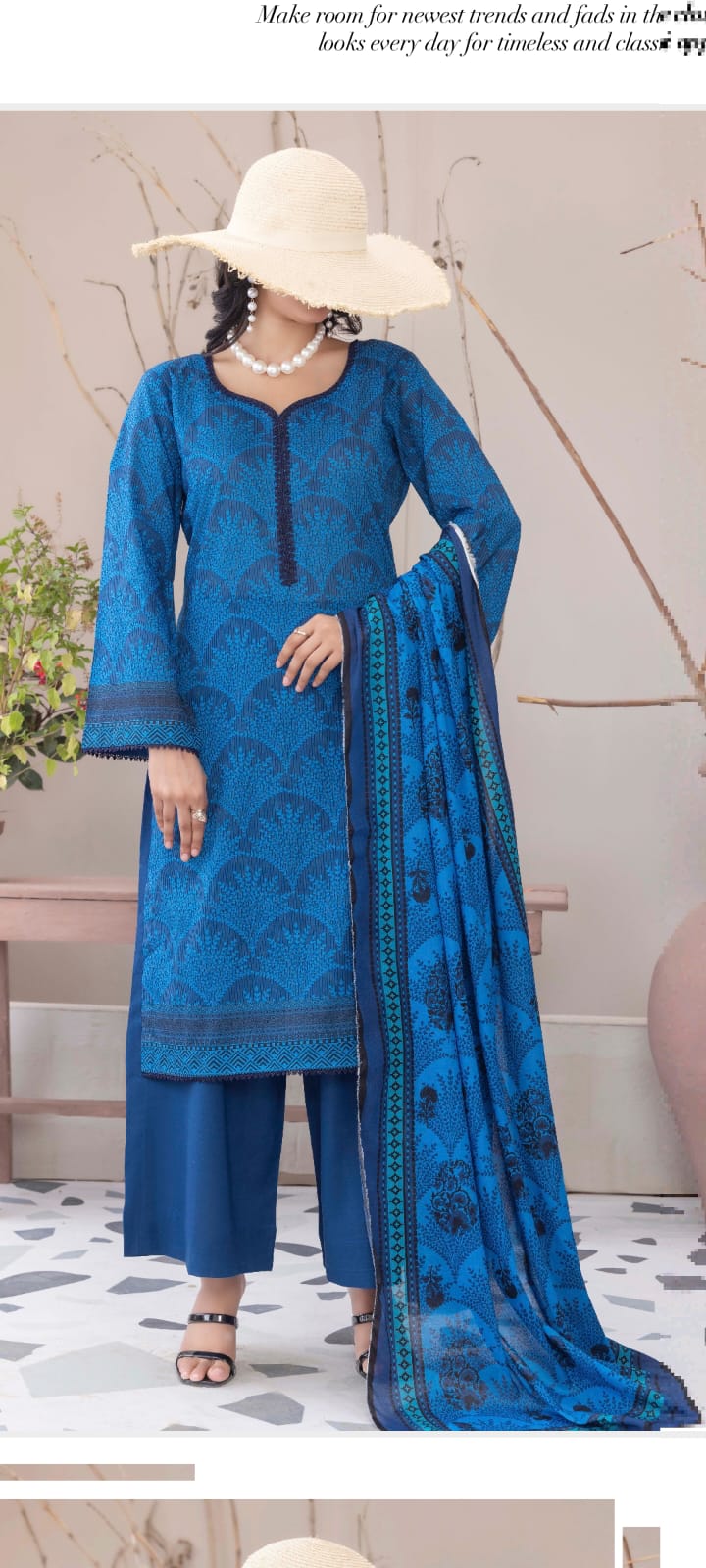 Elegant Printed 3 Piece Suit ✨
